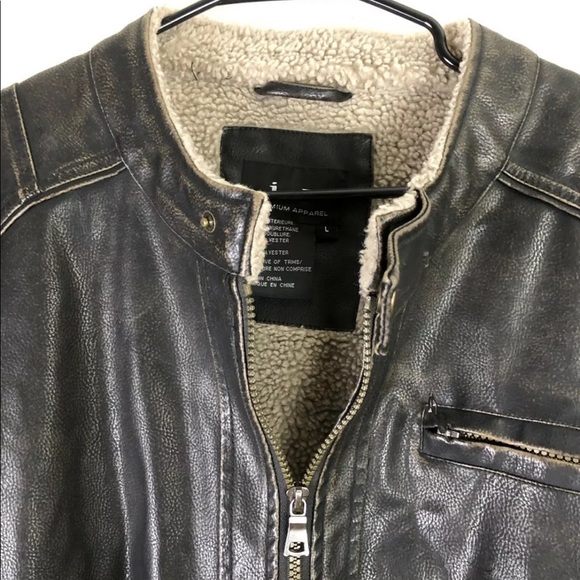 I5 Premium Apparel Sherpa Lined Jacket Size Large - Picture 3 of 4